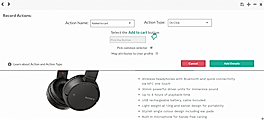 Add to cart Action Recorder