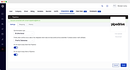 Integration to configure