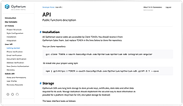 API