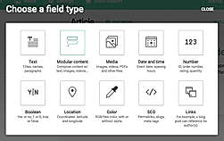DatoCMS : Modular content screenshot