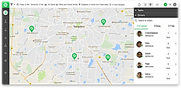 Deliforce : Dashboard screenshot