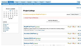 DeskAway screenshot: Deskaway Project listings