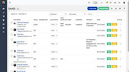 Leads Management screenshot