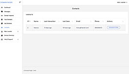 Domain Pager : Contact screenshot