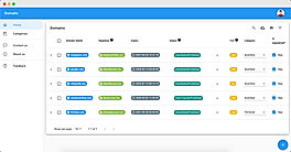 Domalio : Dashboard screenshot