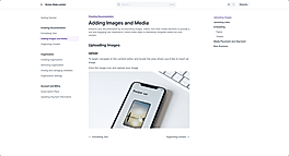 Adding images and Media