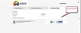 EBS Payment Gateway Screenshots