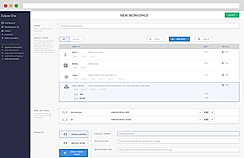 New Workspace screenshot