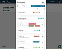 Group Set Up Example