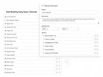 Elebase : Graphical Data Modeling screenshot