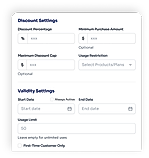 Discount Codes for Affiliates