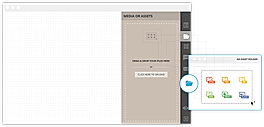 Drag and Drop your assets and start creating. Easy!