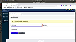 Add Sales Representatives