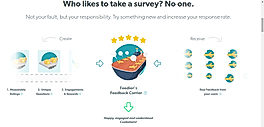 Feedier's feedback hub survey