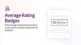 Average Rating Badges