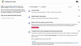 Fider : Feedback screenshot