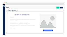 Froged : Email campaigns screenshot