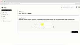 Uptime Monitoring screenshot