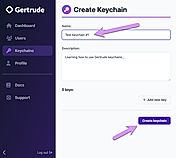Create Name Keychain