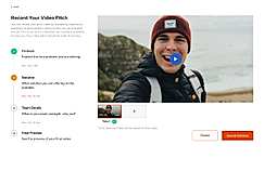 Record your video pitch