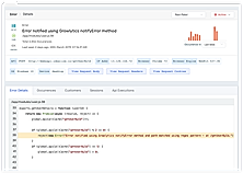 Error Monitoring screenshot