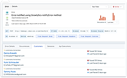 Error Monitoring screenshot