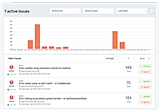 Error Monitoring screenshot