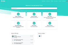 Self Service Portal screenshot