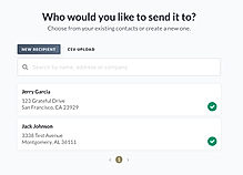 Handwrite : Contact screenshot