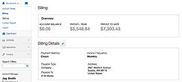 Invoice and Payment Details
