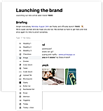 Launching the Brand
