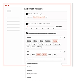 Audience Selection screenshot