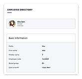 HROne : Employee Directory screenshot