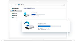 Icedrive screenshot