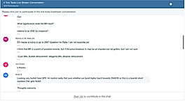 Name in trading chat room