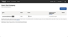Add Users Users Table