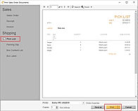 Pick List document 