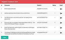 Insight Mailer : Negative Feedback screenshot