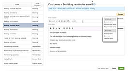 Customising email content