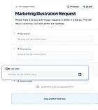Create beautiful forms for any project  in seconds with our new drag-and-drop form builder