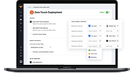 Zero-Touch Deployment screenshot