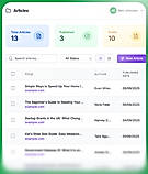 Edit, Publish and Rank Articles