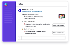 Kolide : Slack screenshot
