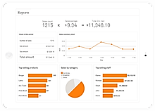 Get detailed reports on your business