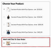 Product Variations screenshot