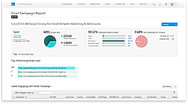 Email campaign report