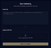 Validating Email