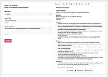 Lesson Plan Generator