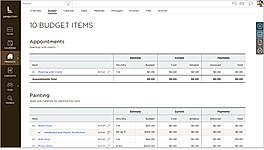 LevelStory Budget screenshot