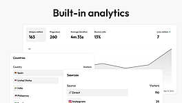 Built-in Analytics